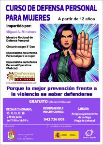 CURSO DE DEFENSA PERSONAL PARA MUJERES-PACTO DE ESTADO CONTRA LA VIOLENCIA DE GENERO