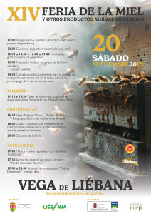 CARTEL XIV FERIA MIEL DE VEGA DE LIEBANA 2025